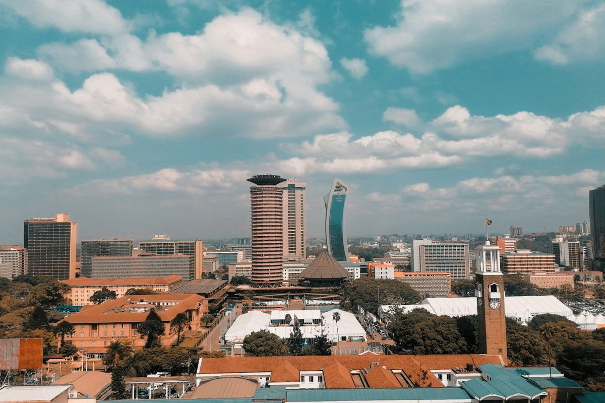 Nairobi skyline with the KICC tower